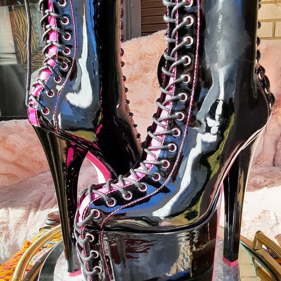Platform Stiletto Boots - Picture 9 of 13